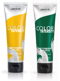 Color Intensity Yellow & Green Tubes