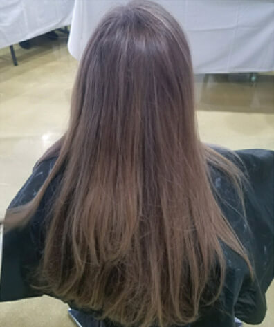 brunette hair color before