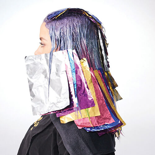 Color Intensity hair color technique step 7