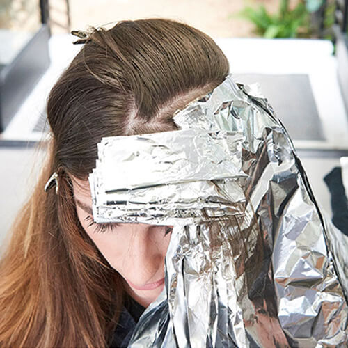 silver blue siren hair color technique step 8